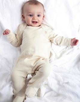 Babybugz Organic Sleepsuit with Scratch Mitts 