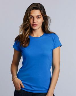 Gildan Damen Fitted Ring Spun T-Shirt 