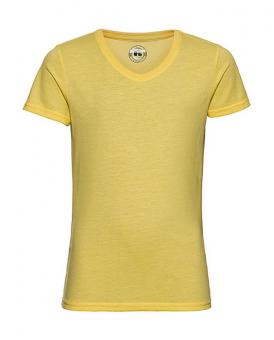 Russell Europe Girls V-Neck HD T-Shirt 