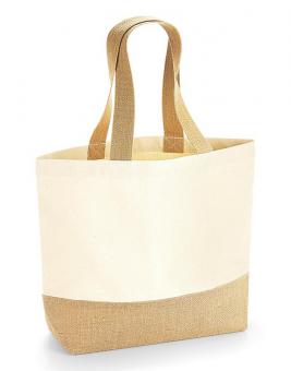 Westford Mill Jute Base Canvas Tote 