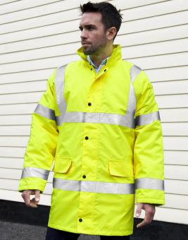 Result Safe-Guard Core High Viz Motorway Coat 