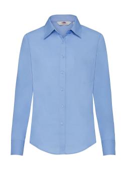 Ladies` Poplin Shirt LS 