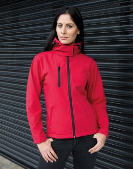 Ladies TX Performance Hooded Softshell Jacket 
