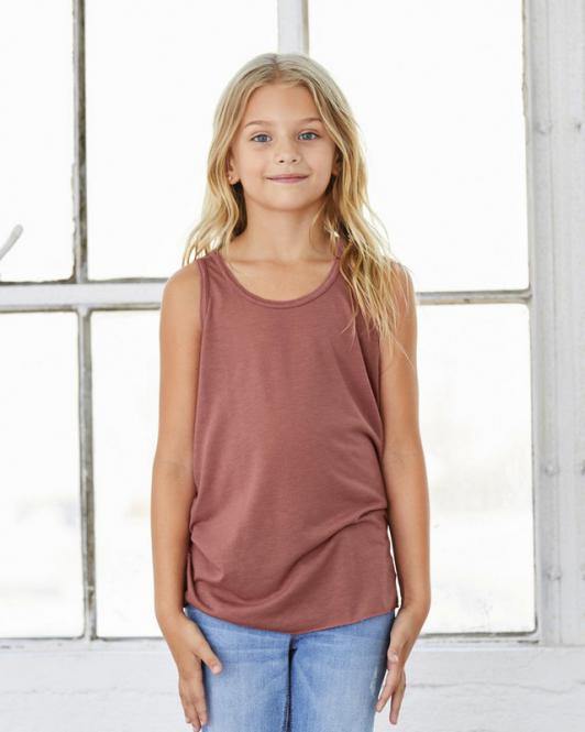 Bella Youth Flowy Racerback Tank 