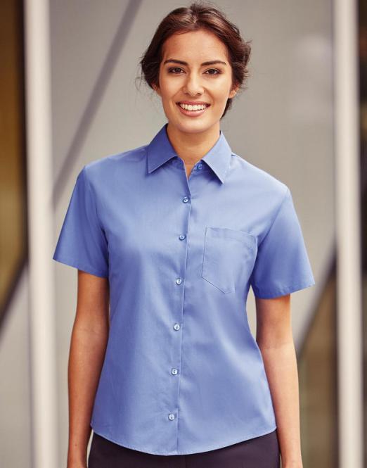 Russell Collection Baumwolle-Popelin Bluse 