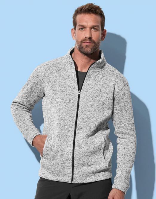 Stedman Active Knit Fleece Jacke Herren 