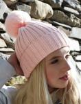 Beechfield Arosa Fur Pom Pom Beanie 