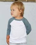 Bella Toddler 3/4 Sleeve Basball T-Shirt 