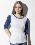 nakedshirt Jessica Damen Baseball T-Shirt 