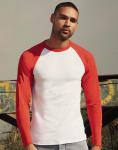 Fruit of the Loom Langarm Baseball T-Shirt 