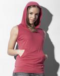 nakedshirt Cecilia Damen Ärmellos Hooded T-Shirt 