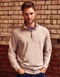 Russell Europe Herren HD 1/4 Zip Sweatshirt 