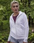 Fruit of the Loom Lady-Fit Sweatshirt-Jacke mit Kapuze 