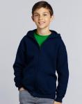 Gildan Kinder Kapuzen-Sweatshirt mit Zip 