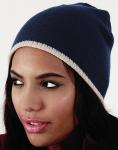 Beechfield Two-Tone Beanie Strickmütze 