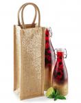 Westford Mill Shimmer Jute Bottle Bag 