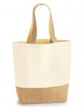 Westford Mill Jute Base Canvas Shopper 