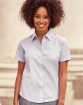 Russell Collection Damen Oxford Bluse 