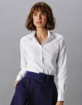 Kustom Kit Damen Tailored Fit Stretch Oxford Bluse Langarm 