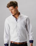 Kustom Kit Contrast Premium Oxford Button Down Hemd Langarm 