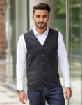 Russell Europe Herren V-Neck Sleeveless Knitted Cardigan 